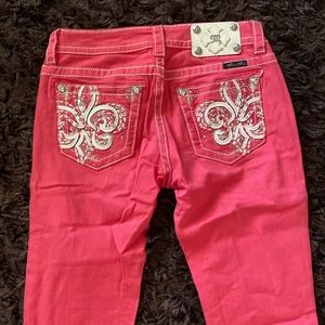 Miss me full length pink jeans